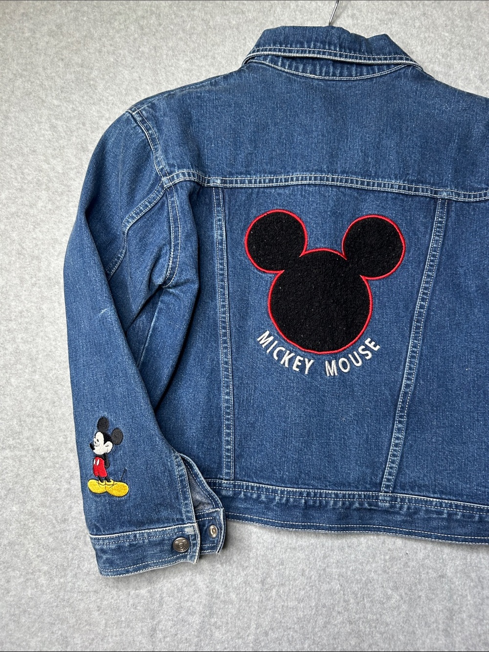 Disney Blue Denim Mickey Jean Jacket - Picture 8 of 11